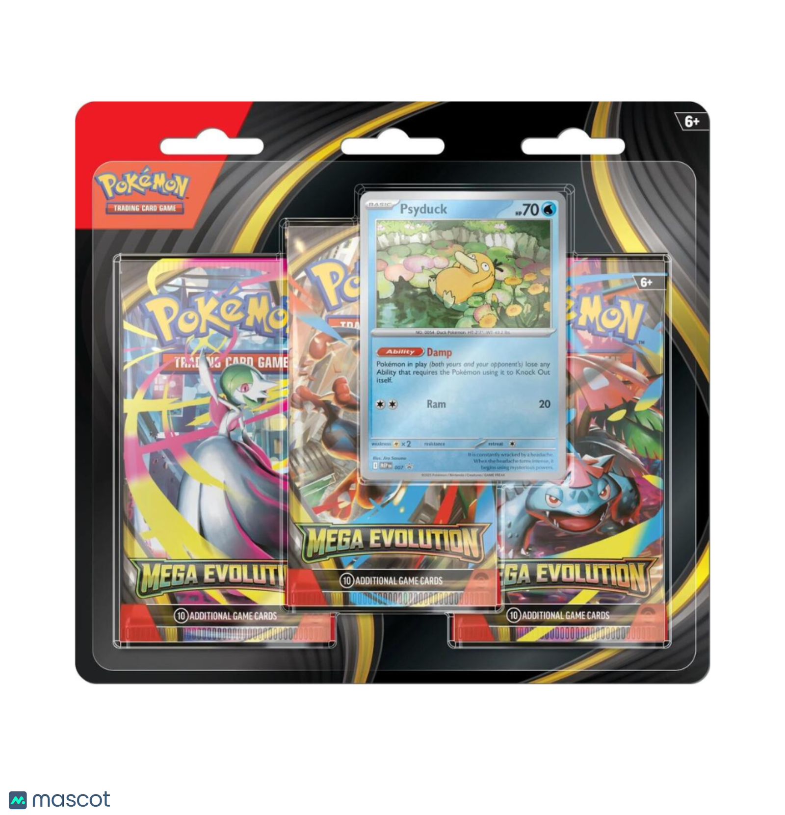 Pokemon Mega Evolution 3 Pack Blister - Psyduck