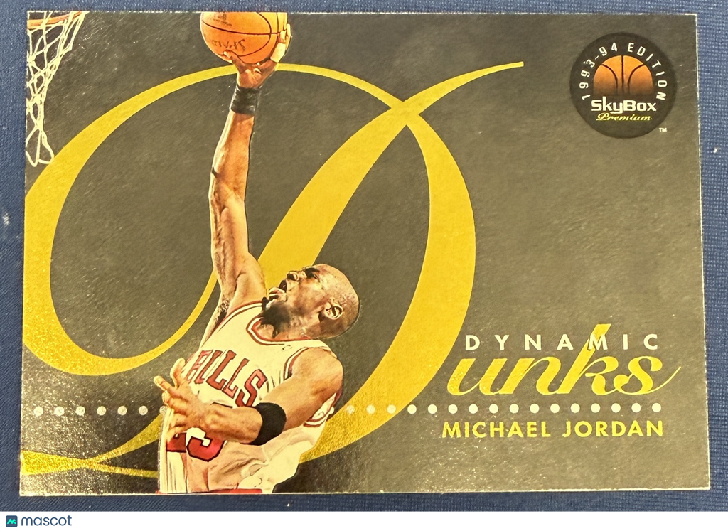 MICHAEL JORDAN 1993-94 SkyBox Premium Dynamic Dunks #D4 Chicago Bulls