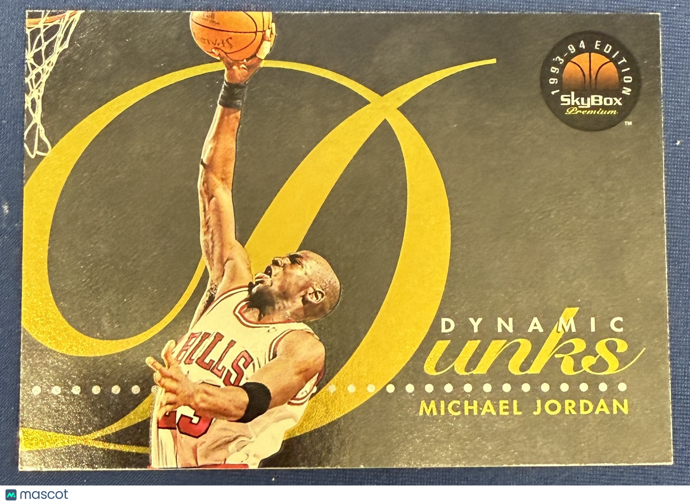 MICHAEL JORDAN 1993-94 SkyBox Premium Dynamic Dunks #D4 Chicago Bulls