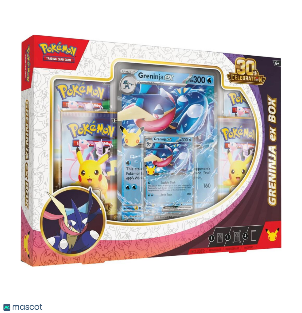 Pokemon 30th Celebration Greninja ex Box