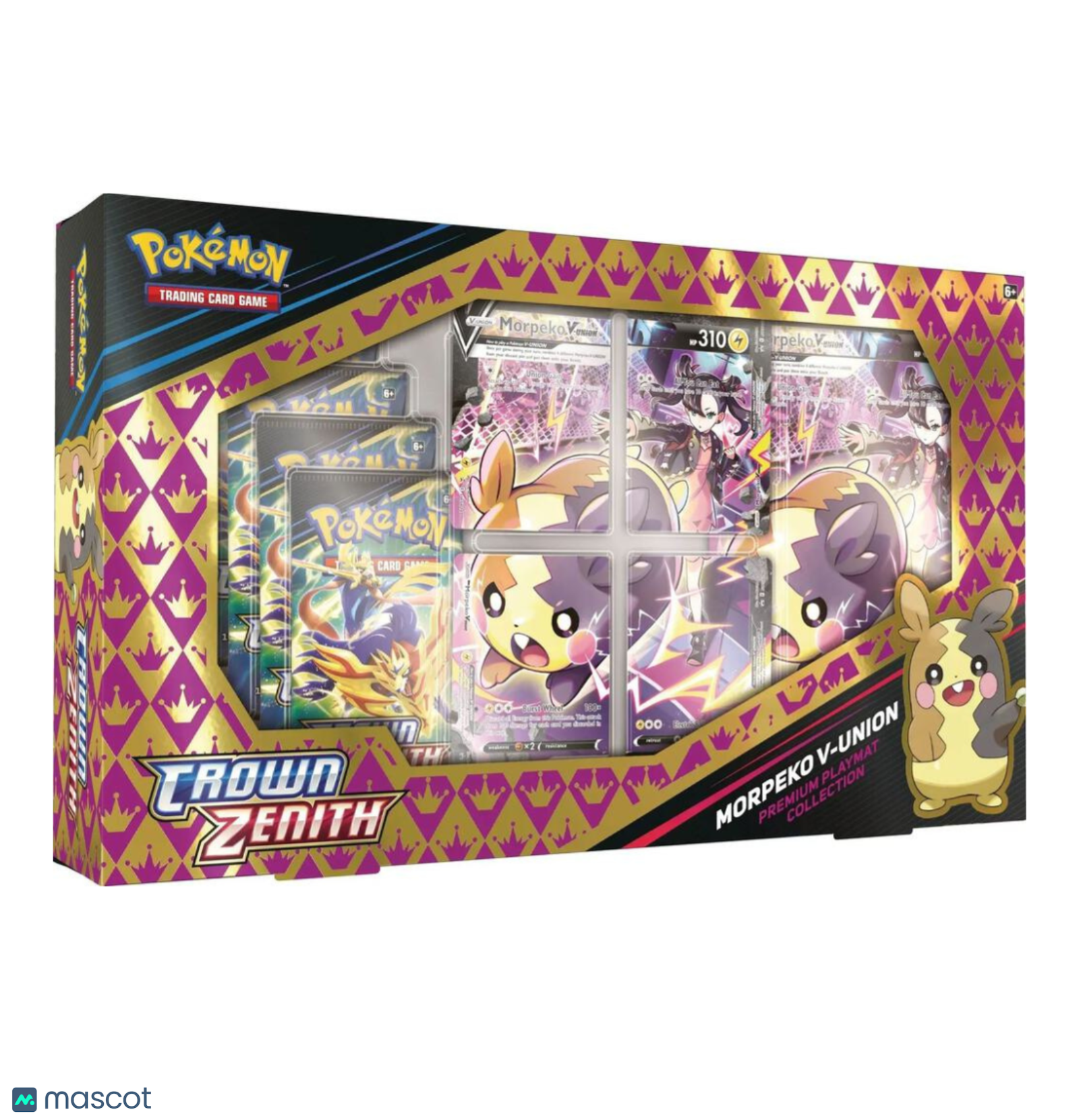 Pokemon Crown Zenith Morpeko V-UNION Playmat Premium Collection