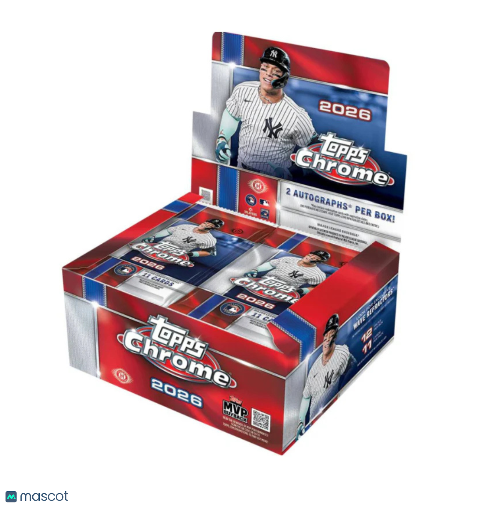 2026 Topps Chrome Baseball Hobby Jumbo Box