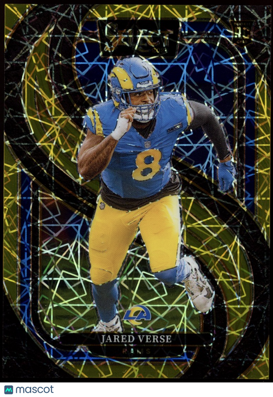 JARED VERSE 2024 Panini Select Premier Level Gold Prizm /10 Rookie Rams #132