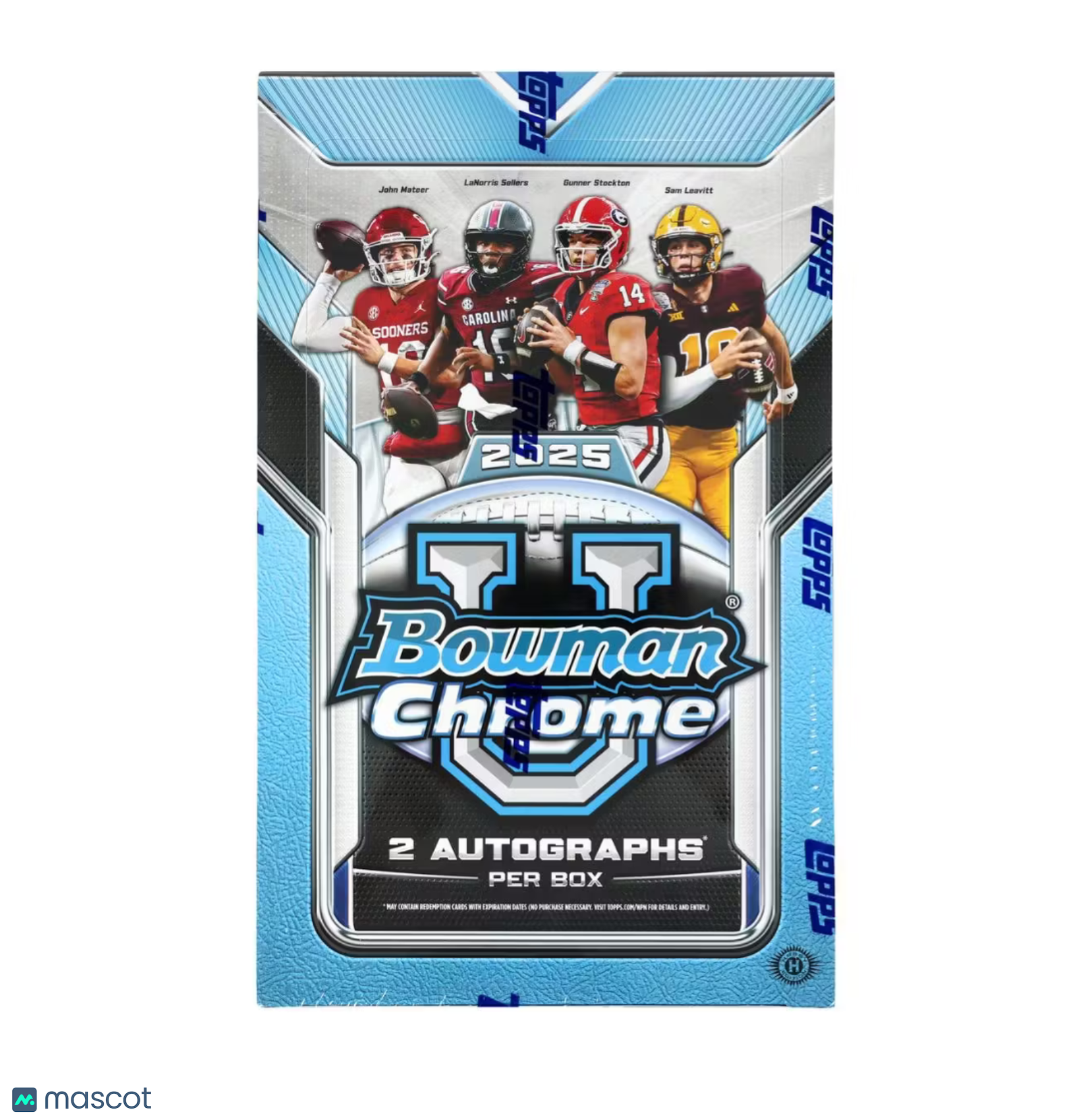 2025 Bowman University Chrome Football Hobby Box