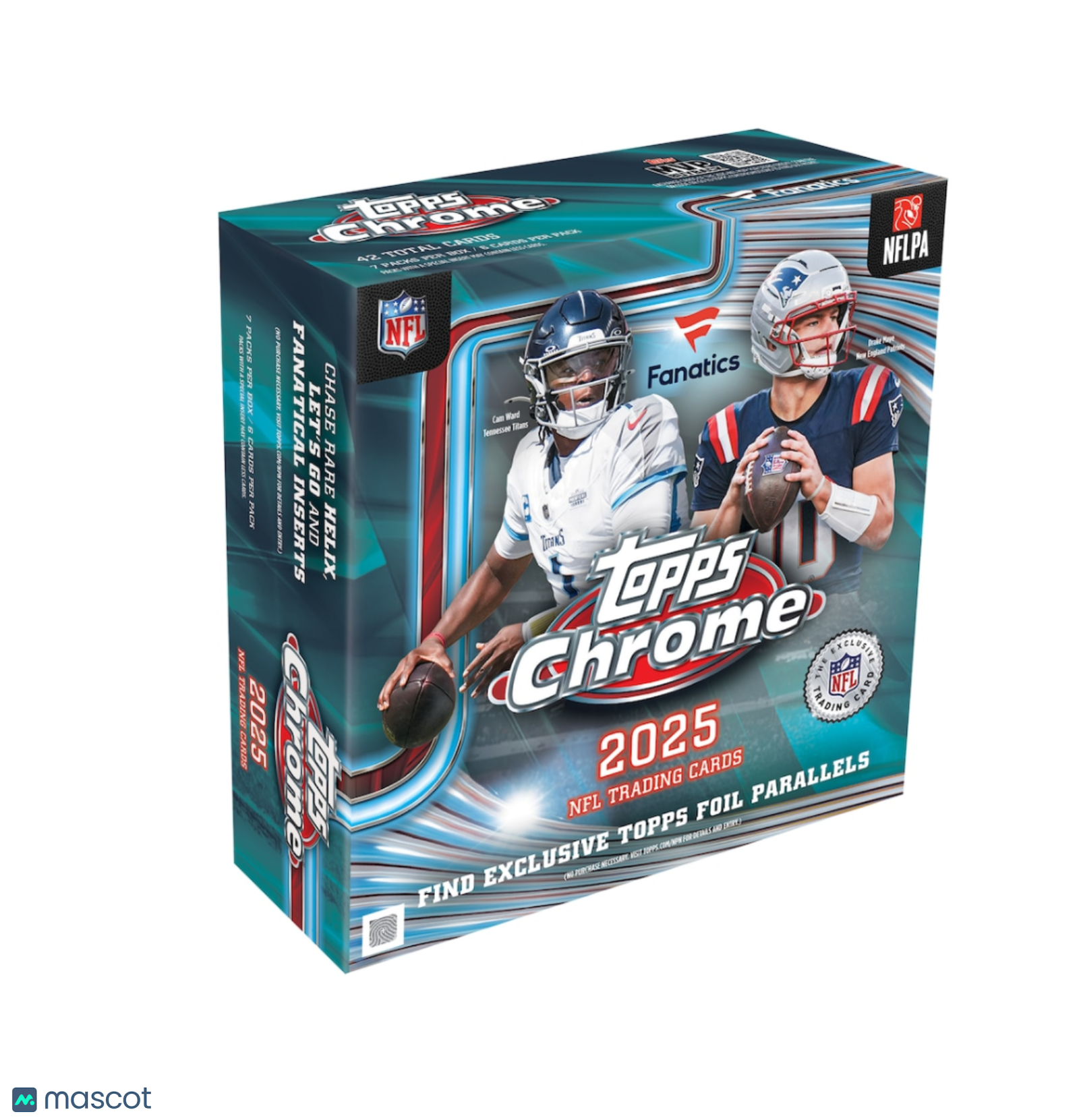 2025 Topps Chrome Football Fanatics Exclusive Mega Box