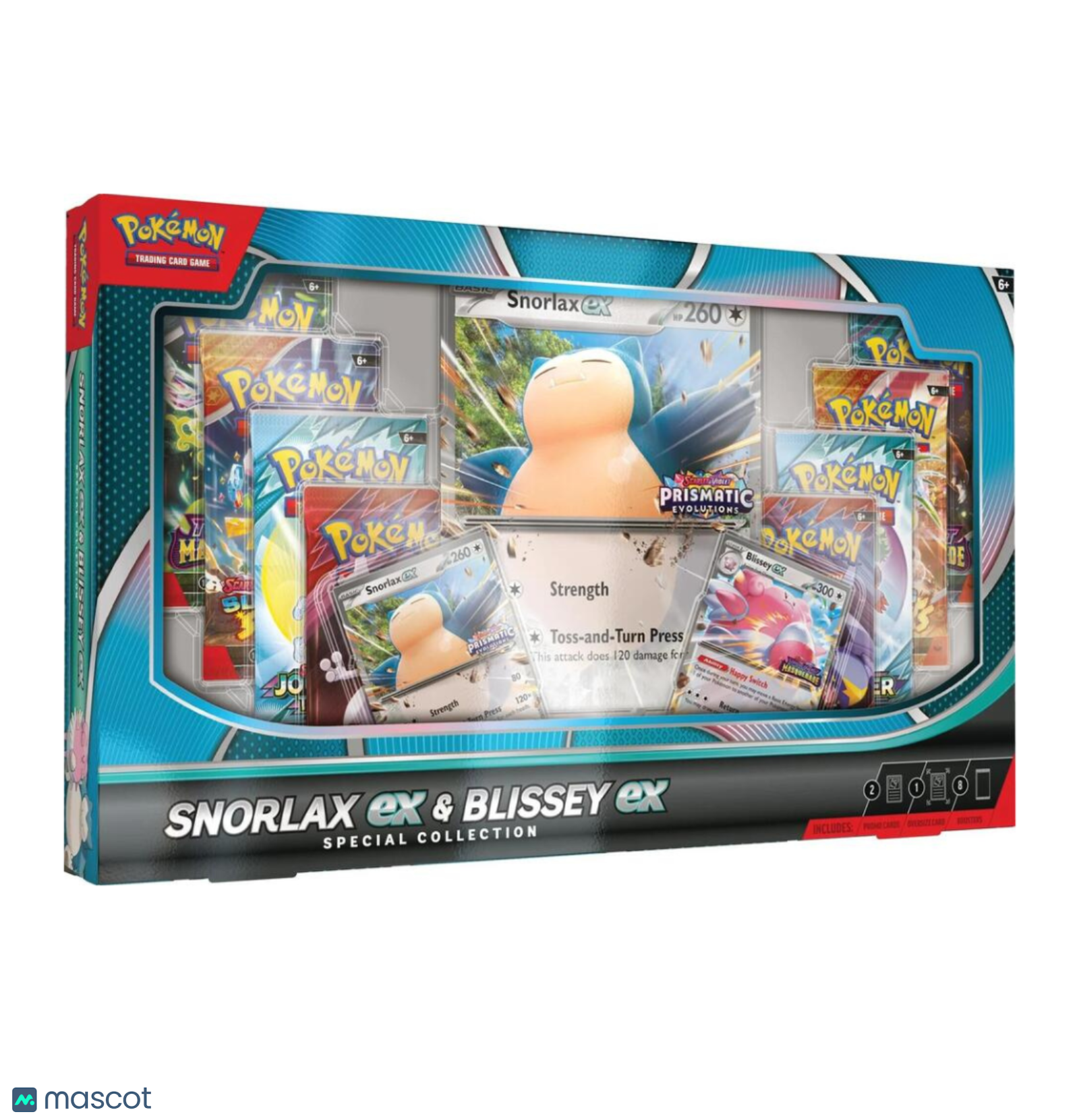 Pokemon Snorlax ex & Blissey ex Special Collection
