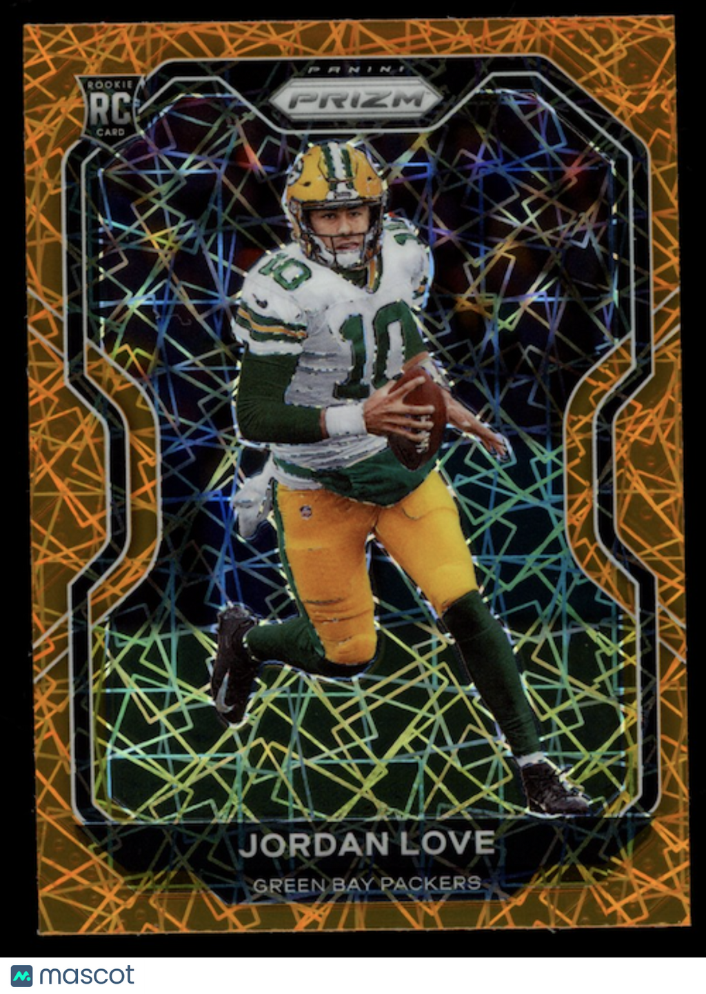 JORDAN LOVE 2020 Panini Prizm Rookie Lazer Prizm #363 Green Bay Packers