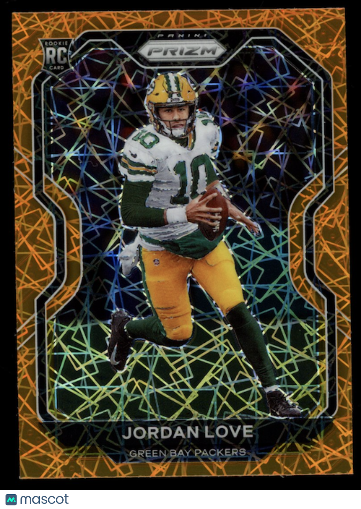 JORDAN LOVE 2020 Panini Prizm Rookie Lazer Prizm #363 Green Bay Packers