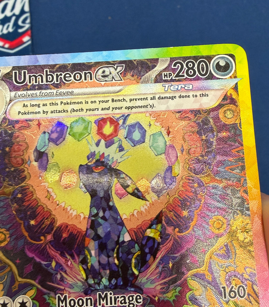 UMBREON EX 2025 Pokemon Prismatic Evolutions Special Illustration Rare #161/131