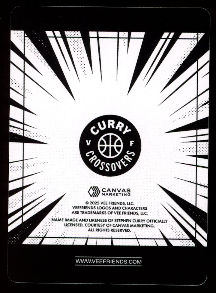 STEPHEN CURRY 2025 VeeFriends Super Stickers Manga Fearless Fairy Crossovers