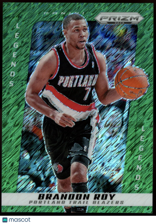 BRANDON ROY 2024-25 Panini Prizm DECA Legends Green Shimmer FOTL /12 #233