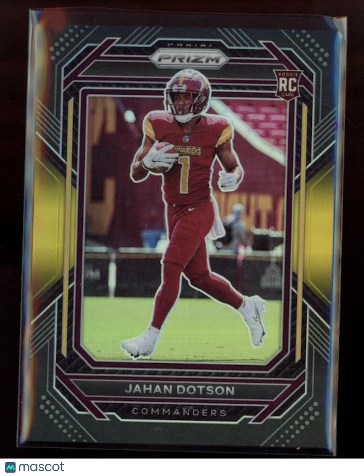 JAHAN DOTSON 2022 Panini Chronicles Prizm Black Gold /10 #PB-15 Rookie