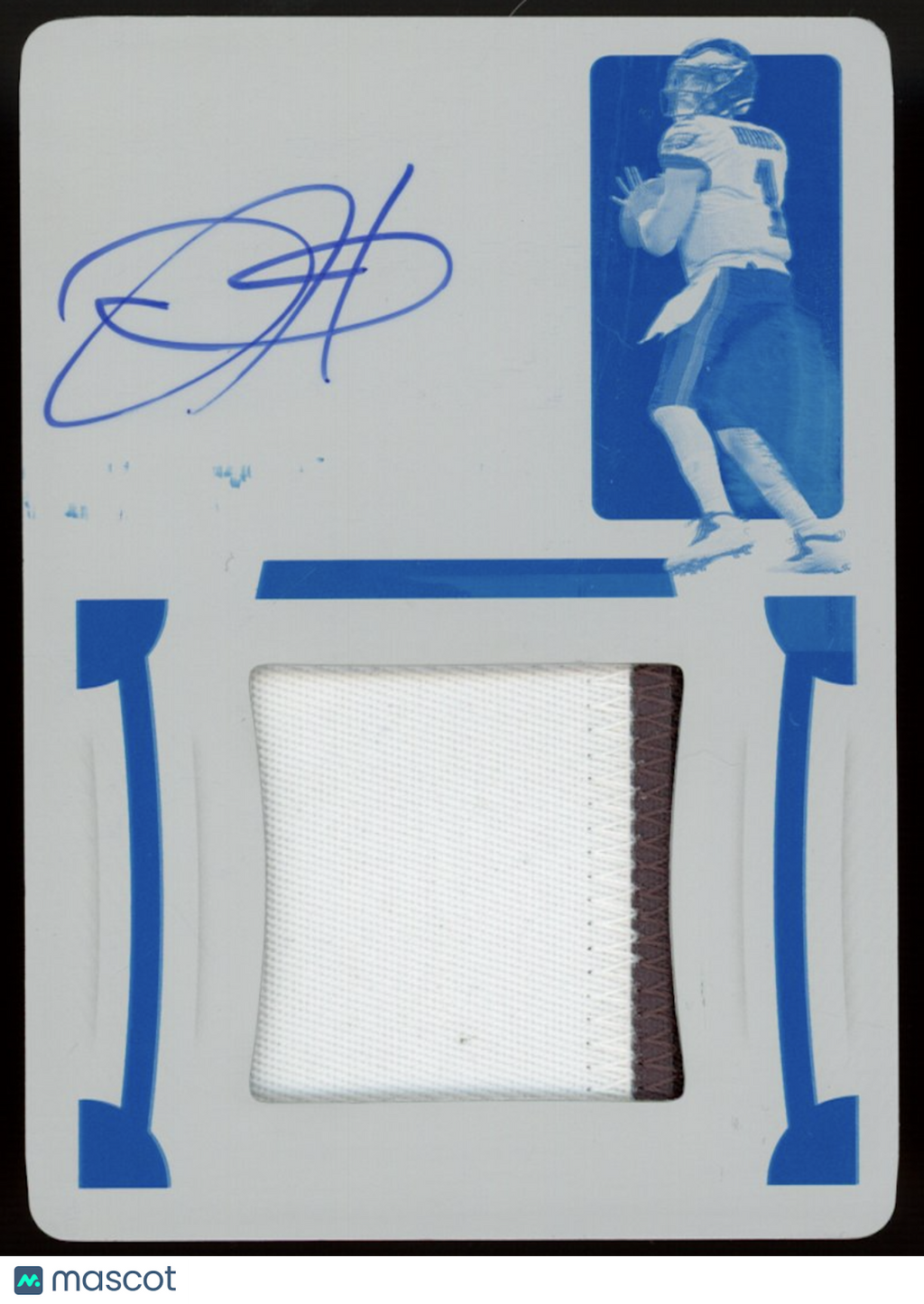 JALEN HURTS 2023 Panini National Treasures Patch Auto Printing Plate 1/1 Eagles