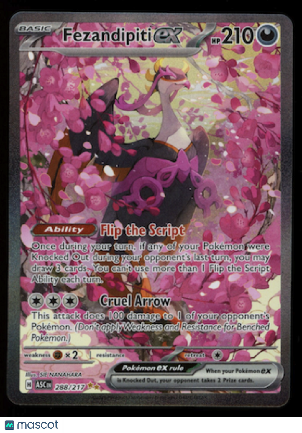 FEZANDIPITI EX 2026 Pokemon ME Ascended Heroes #88/64 Special Illustration Rare