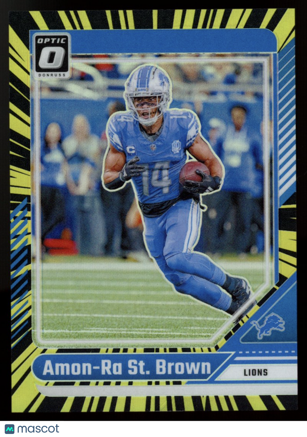 AMON-RA ST. BROWN 2024 Panini Donruss Optic Electricity Prizm /75 Lions #66