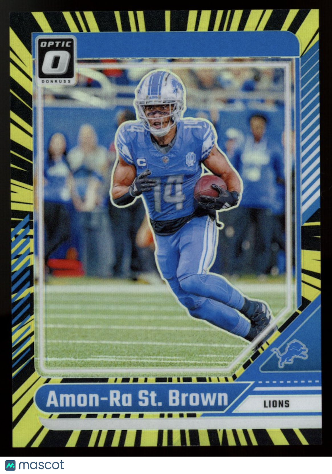 AMON-RA ST. BROWN 2024 Panini Donruss Optic Electricity Prizm /75 Lions #66