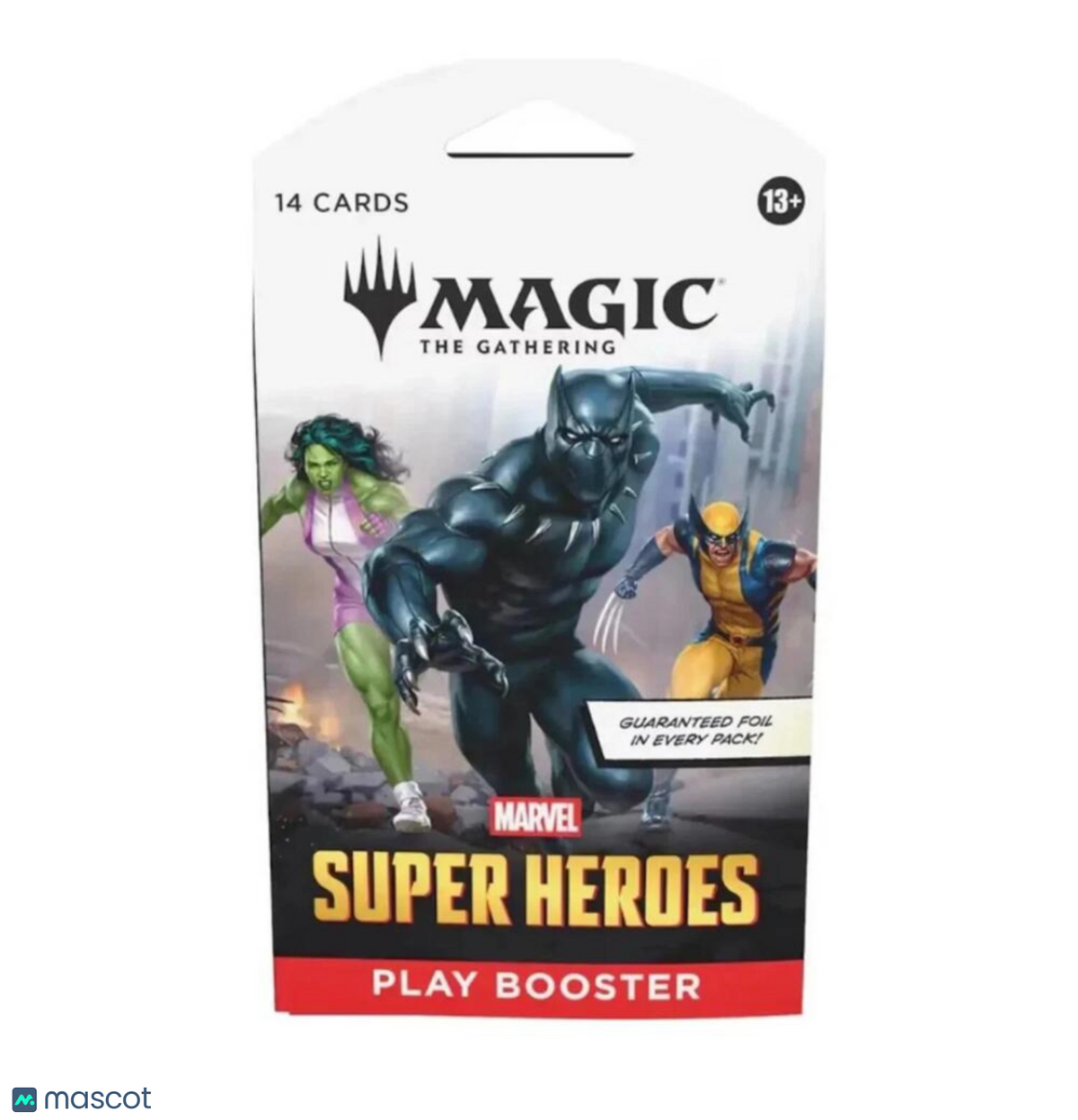 Magic: The Gathering Marvel Super Heroes Sleeved Play Booster Pack