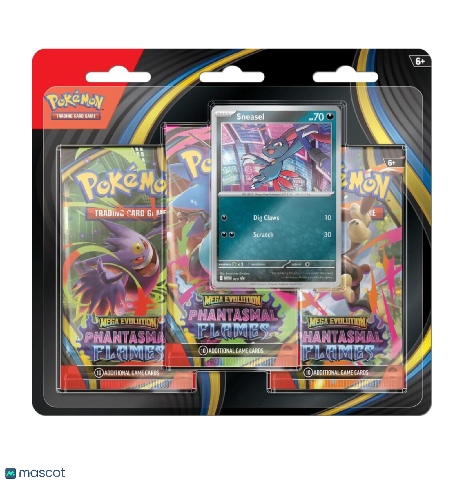 Pokemon Phantasmal Flames 3 Pack Blister