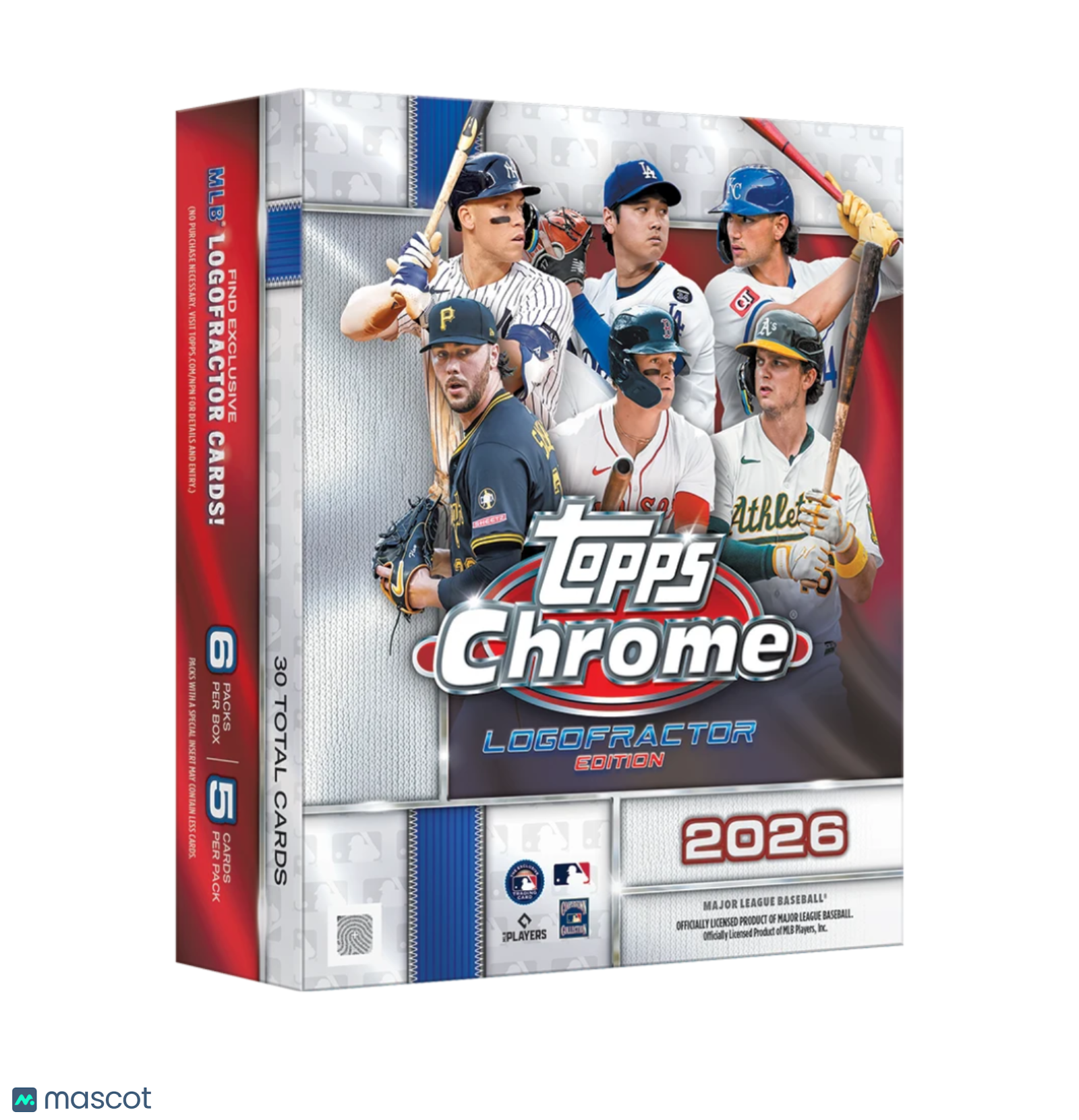 2026 Topps Chrome Baseball Logofractor Edition Box