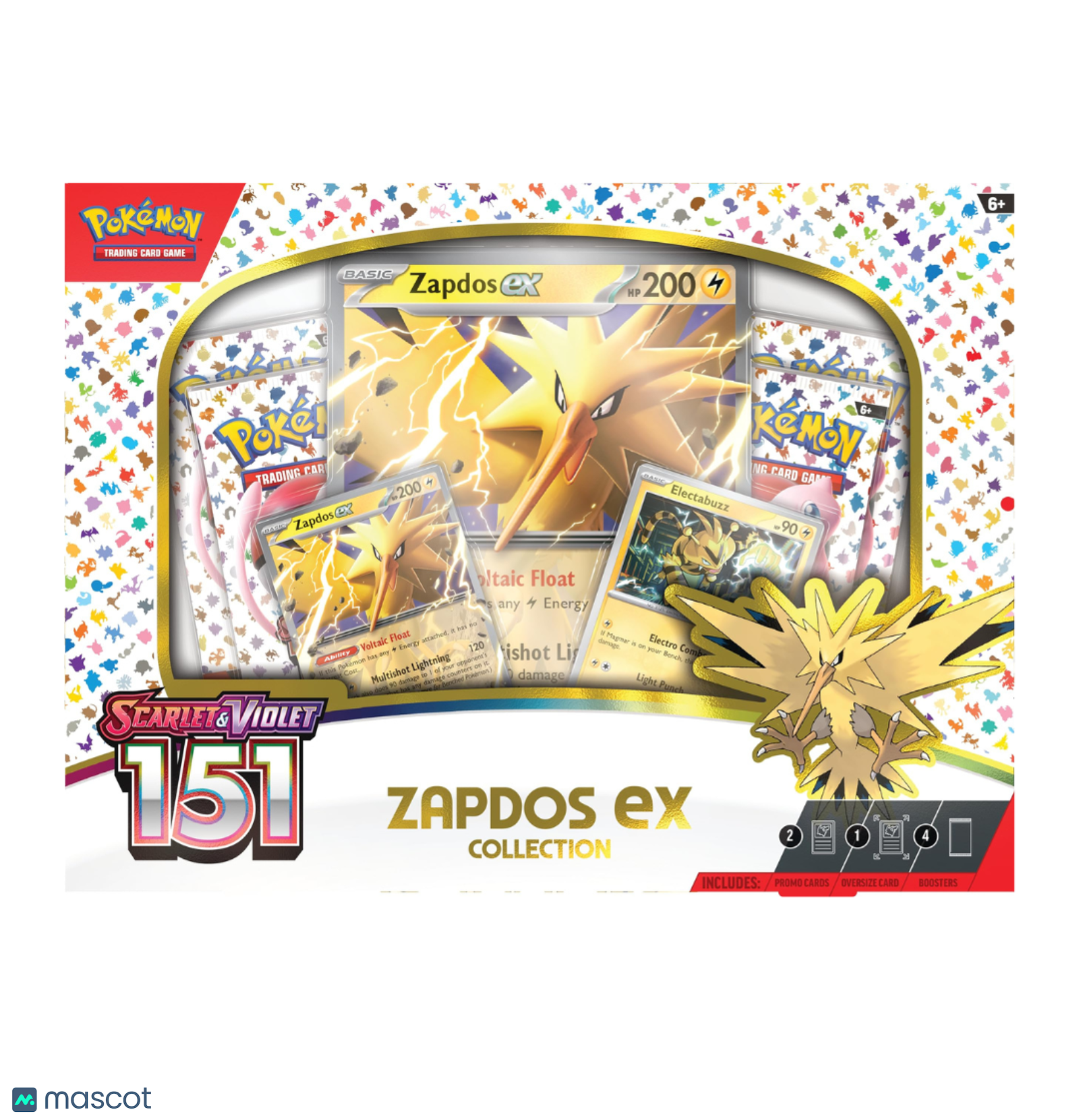 Pokemon Scarlet & Violet 151 Zapdos EX Collection