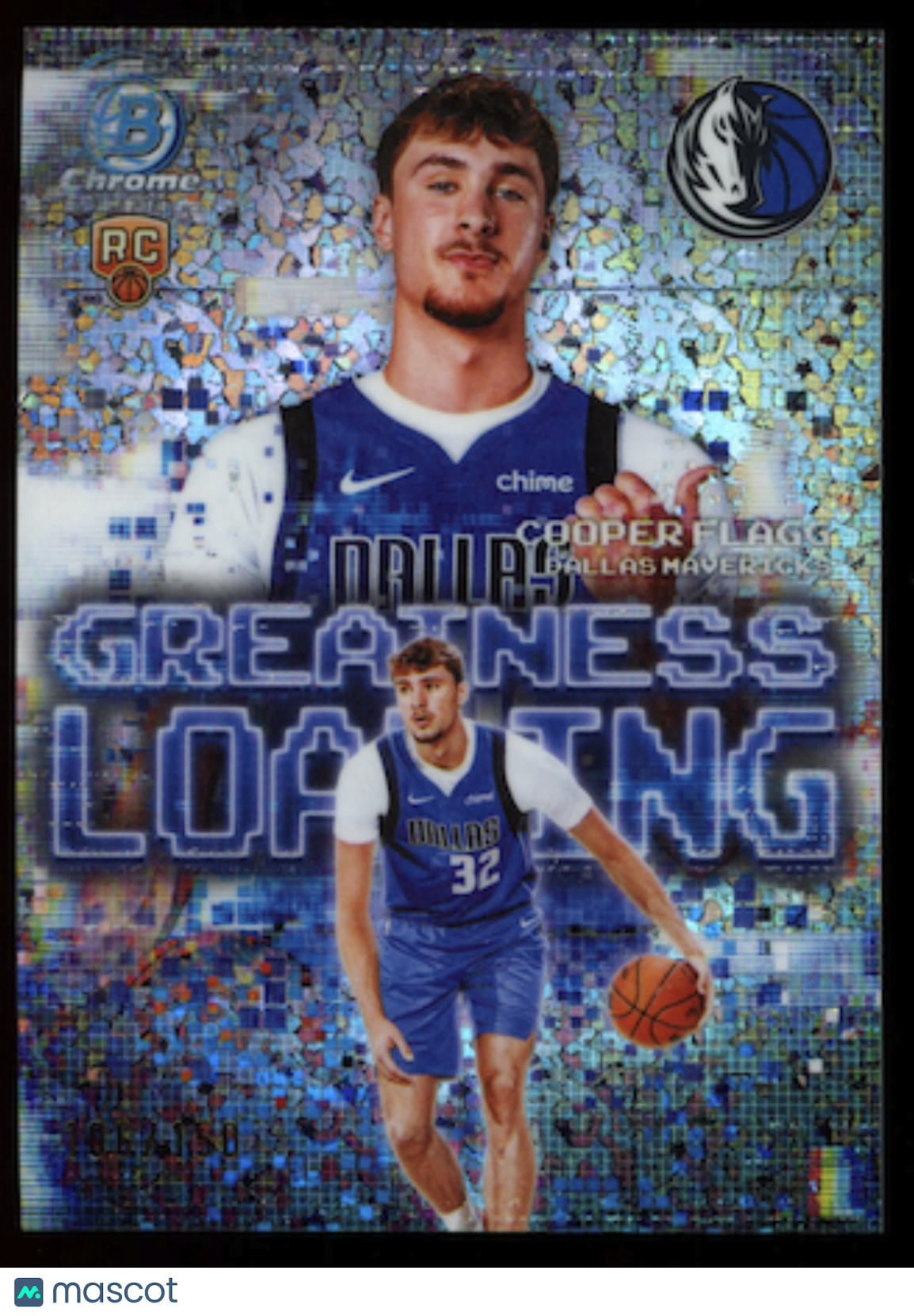 COOPER FLAGG 2025-26 Bowman Chrome Greatness Loading Mini Diamond /15 #GL-1 RC