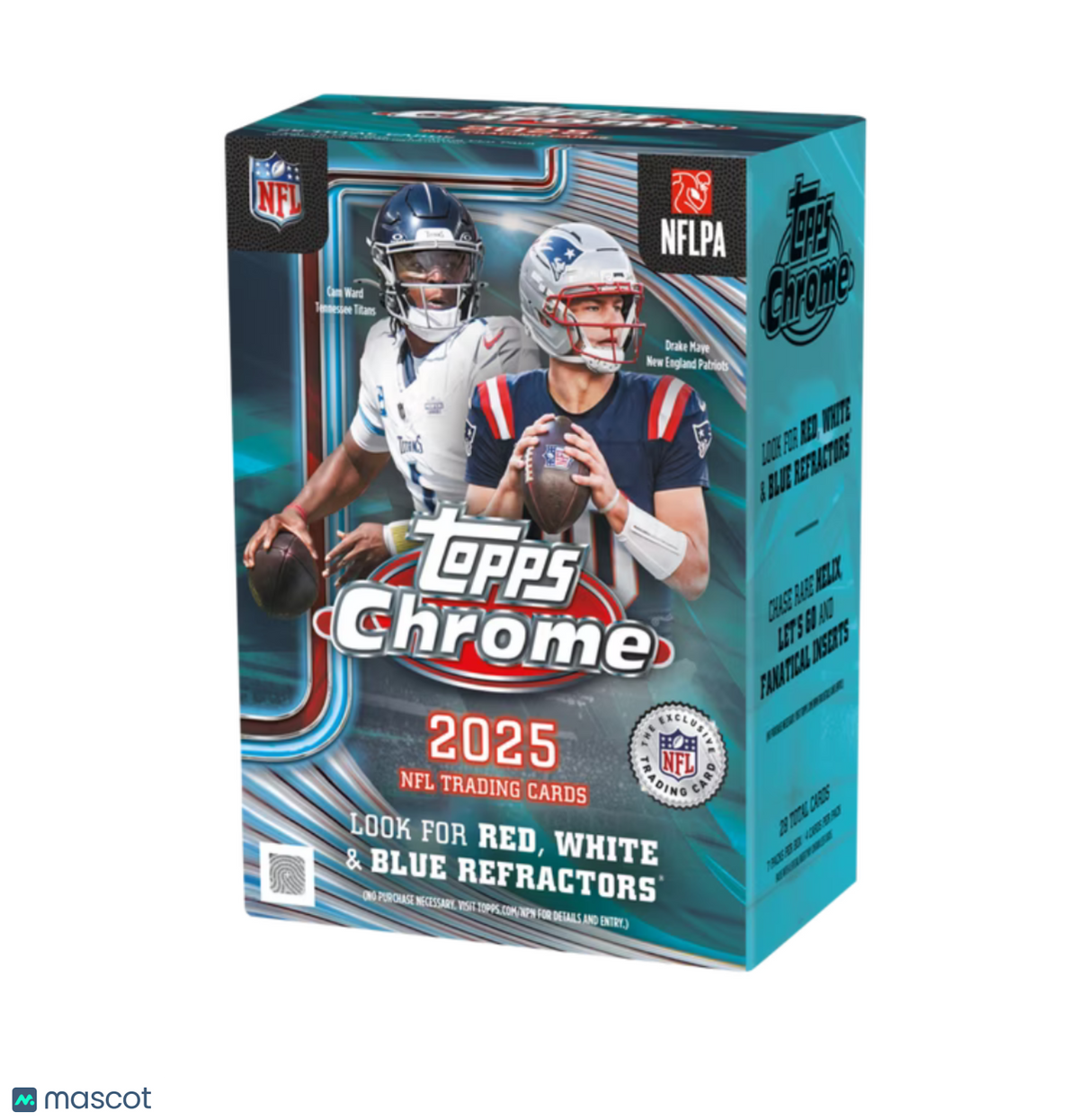 2025 Topps Chrome Football Blaster Value Box