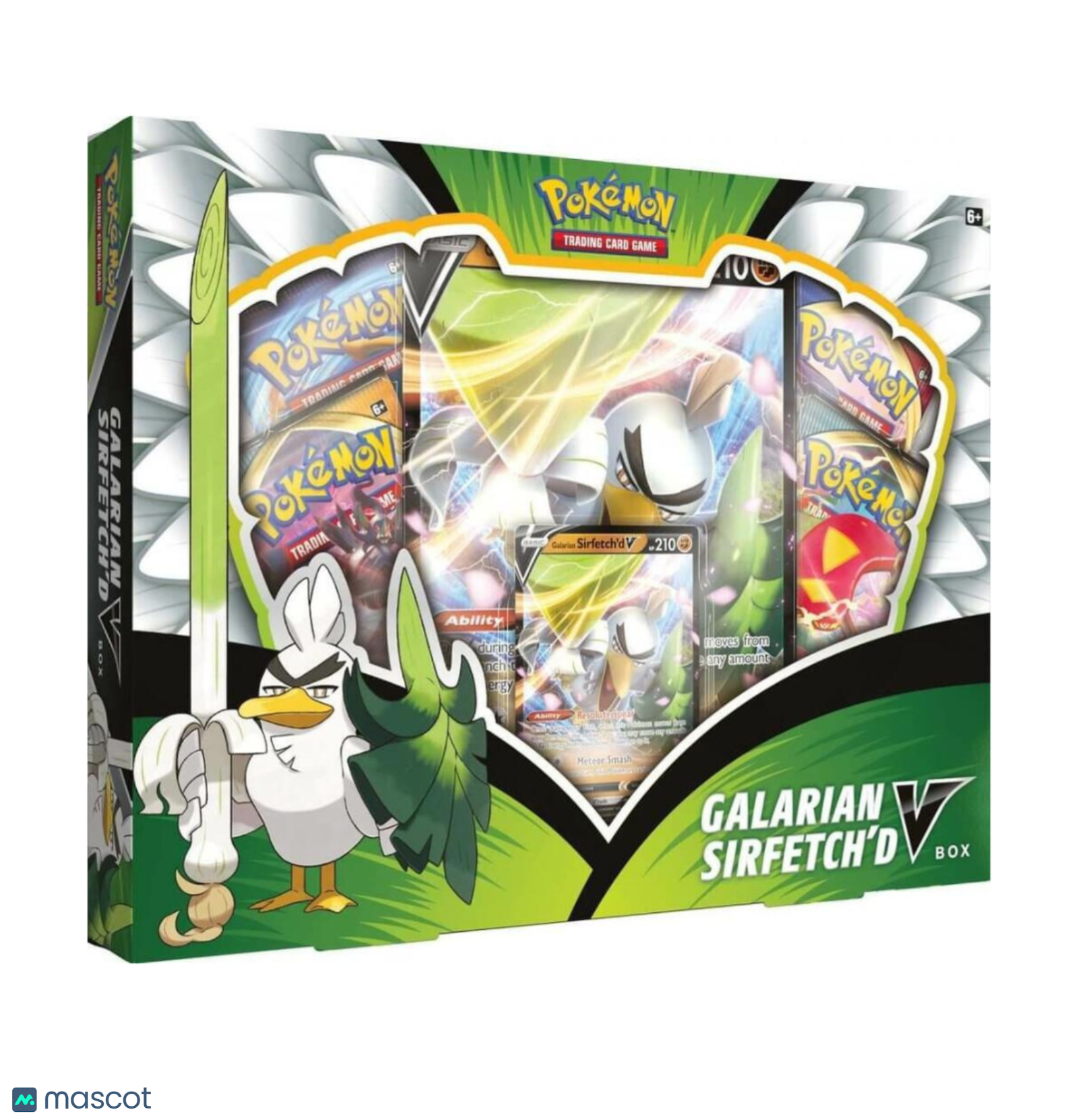 Pokemon Sword & Shield Galarian Sirfetch'd V Box