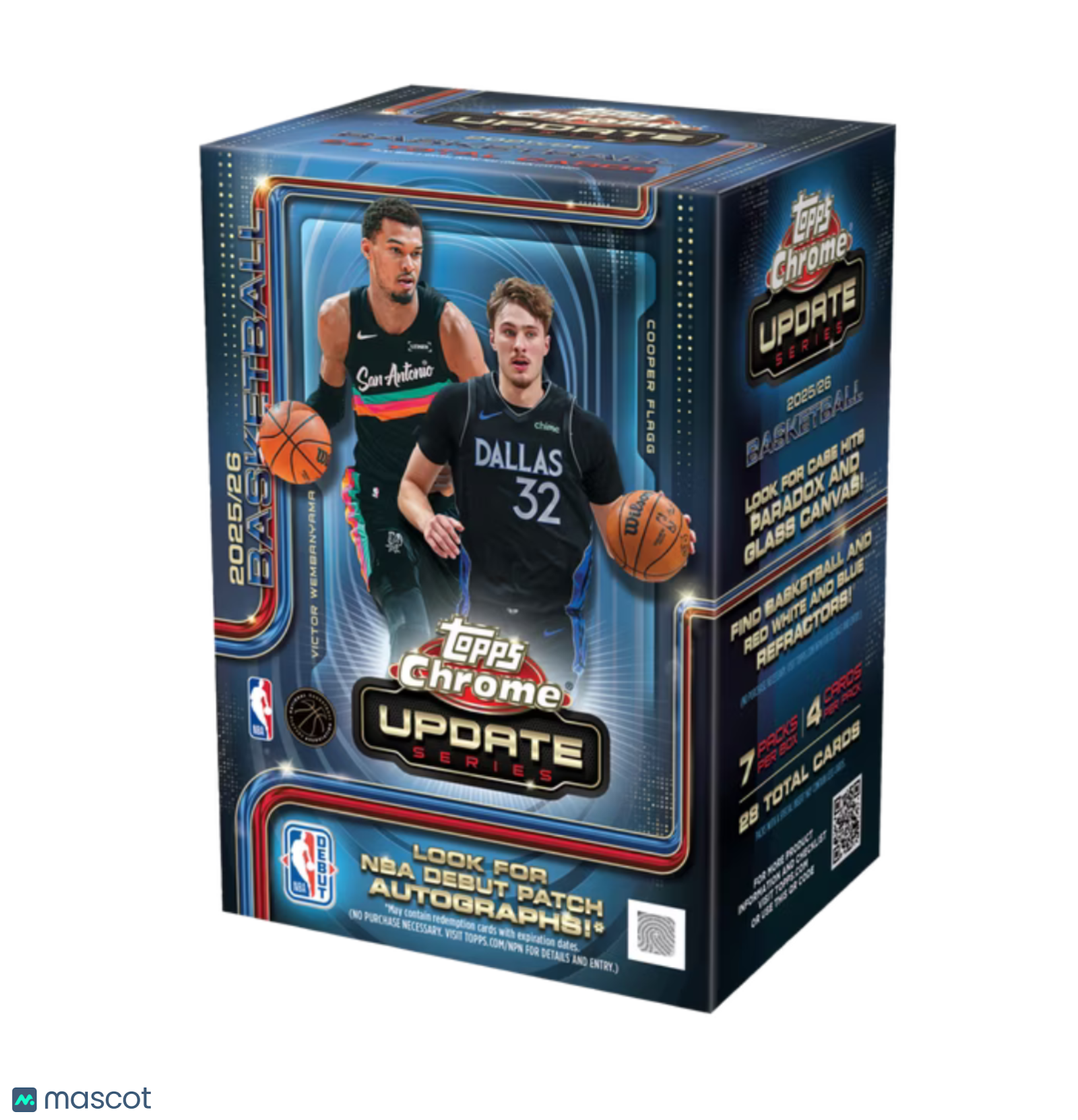 2025-26 Topps Chrome Update Basketball Blaster Box