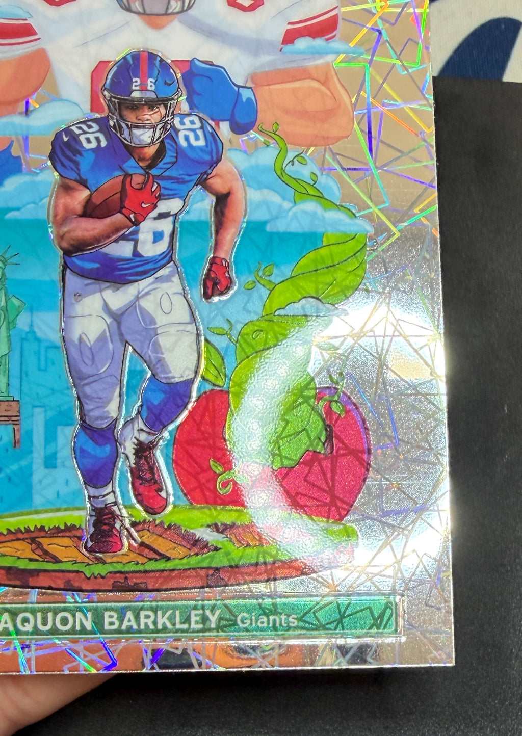 SAQUON BARKLEY 2018 Panini Donruss Optic Rookie Downtown Case Hit SSP #DT-15