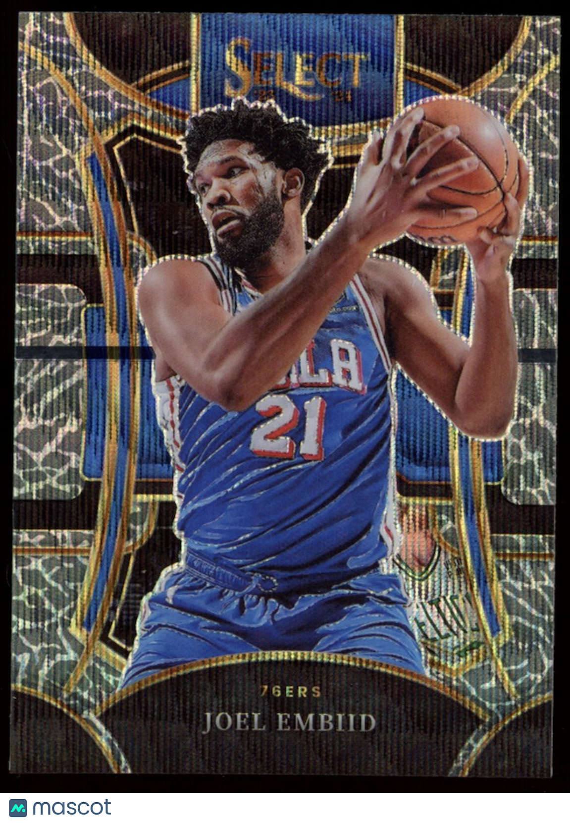 JOEL EMBIID 2023-24 Panini Select Elephant Mezzanine Prizm SSP #397 76ers