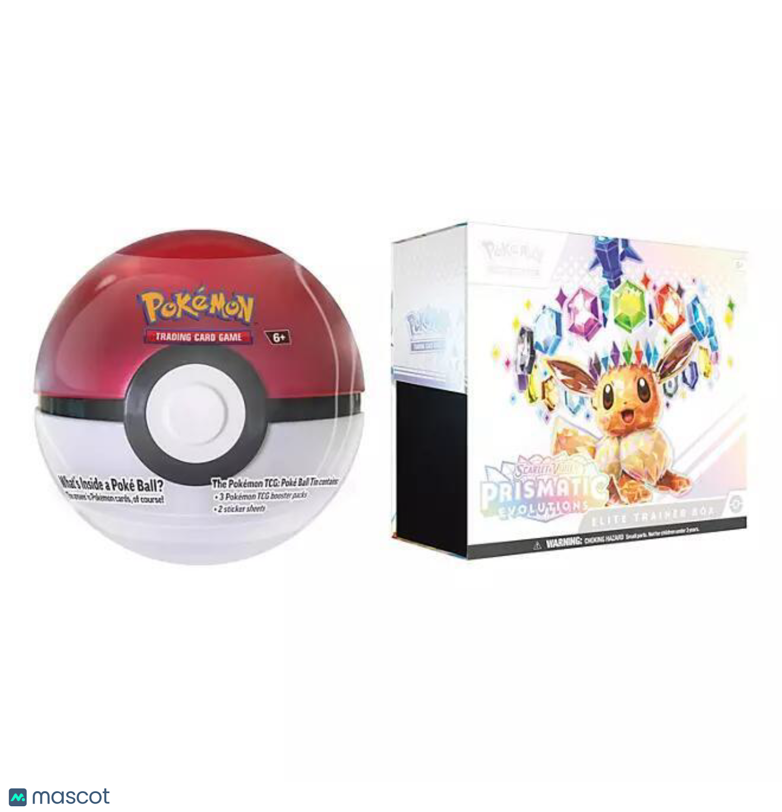 Pokemon Prismatic Evolutions Elite Trainer Box and Pokeball – Frank's Card  Shop