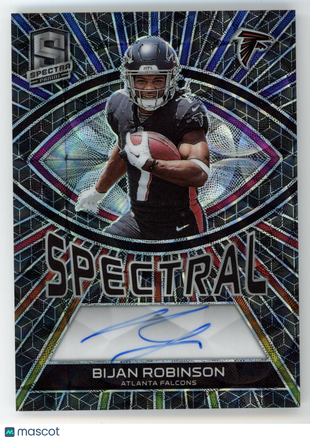 BIJAN ROBINSON 2023 Panini Spectra Rookie Spectral Signatures Auto /35 #SS-BR