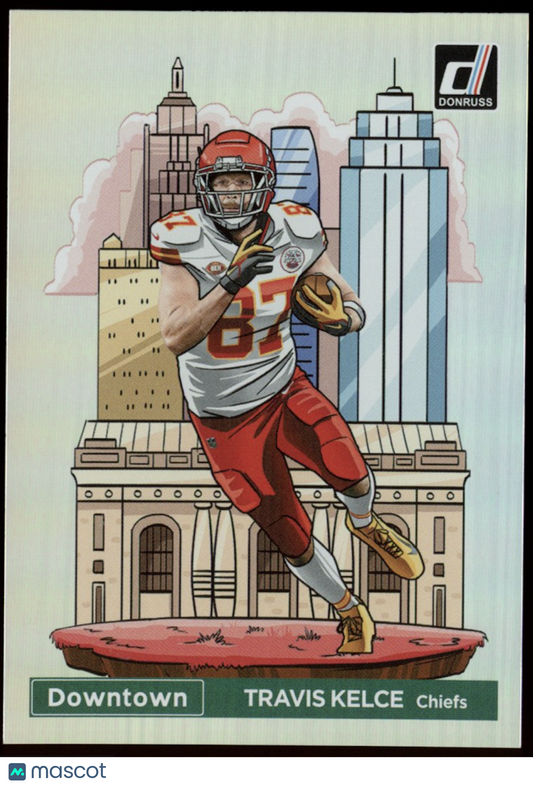 TRAVIS KELCE 2024 Panini Donruss Downtown Case Hit SSP #DT-7 Kansas City Chiefs