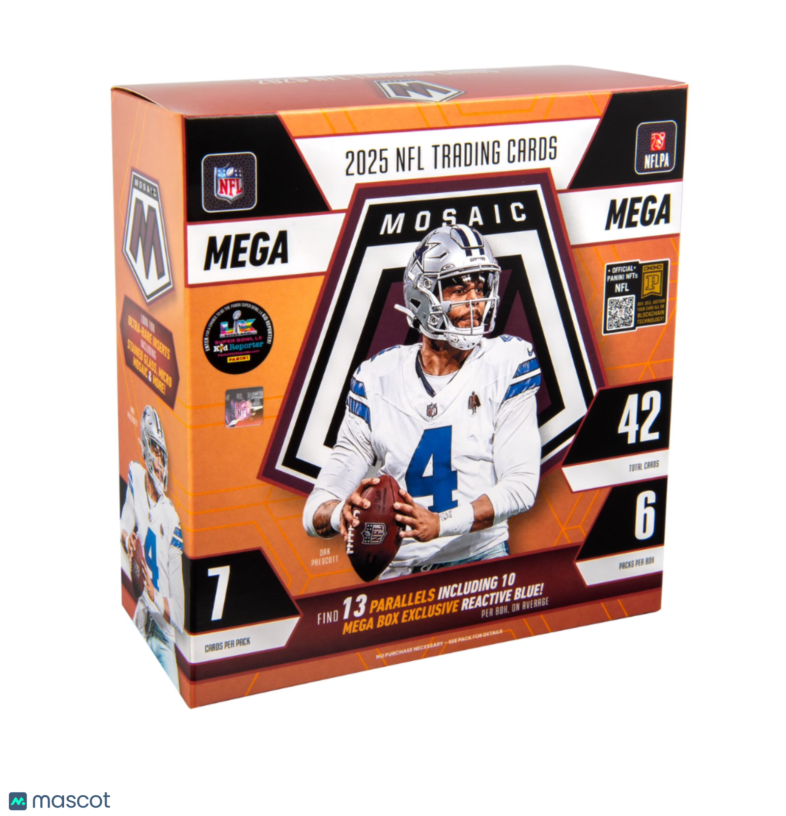 2025 Panini Mosaic Football Orange Mega Box