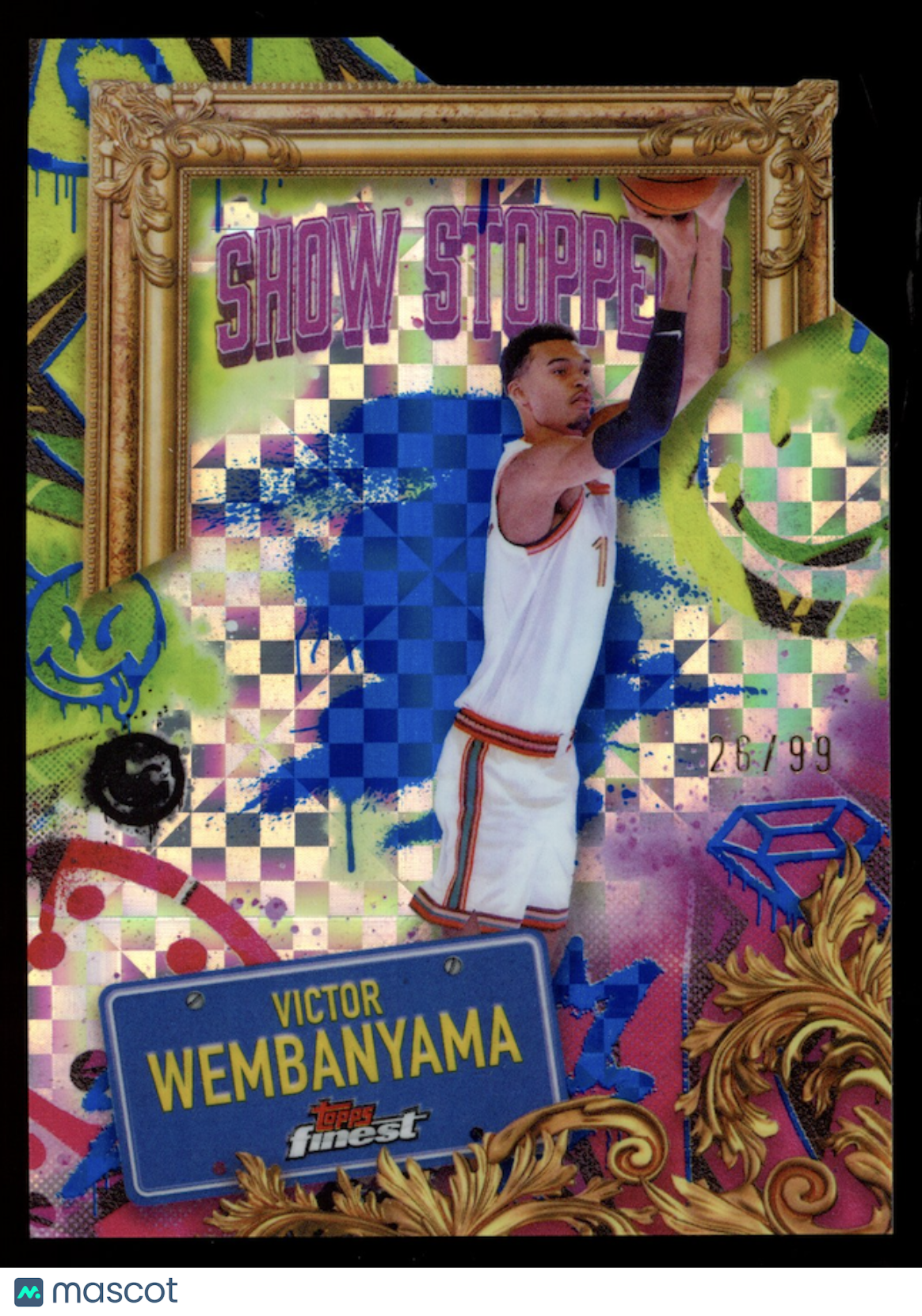 VICTOR WEMBANYAMA 2024-25 Topps Finest Showstoppers XFractor /99 #S-13 Spurs