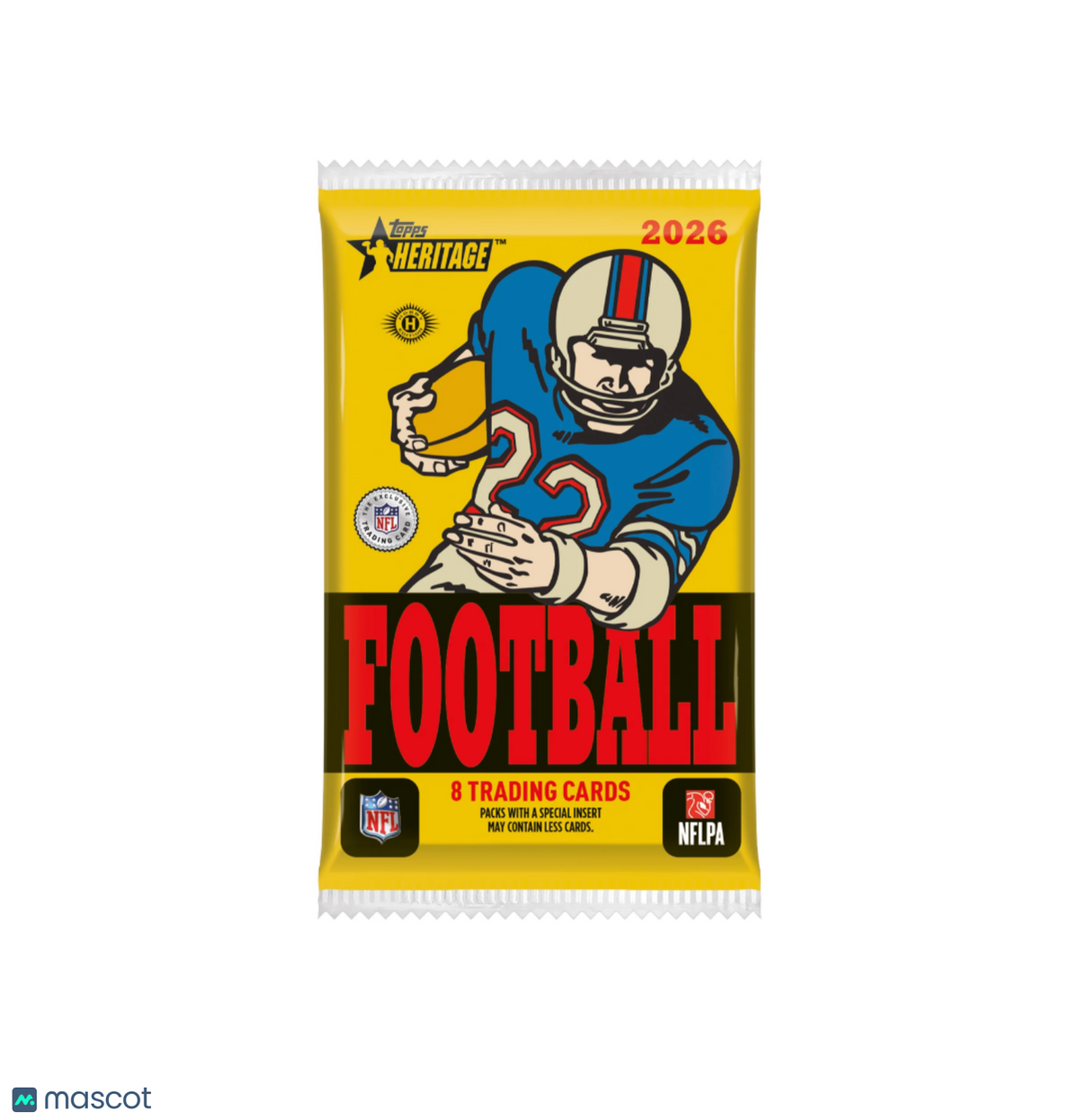 2026 Topps Heritage Football Hobby Pack