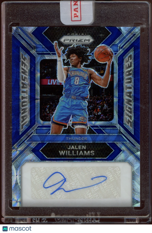 JALEN WILLIAMS 2023-24 Panini Prizm Sensational Signatures Auto Blue Choice /49