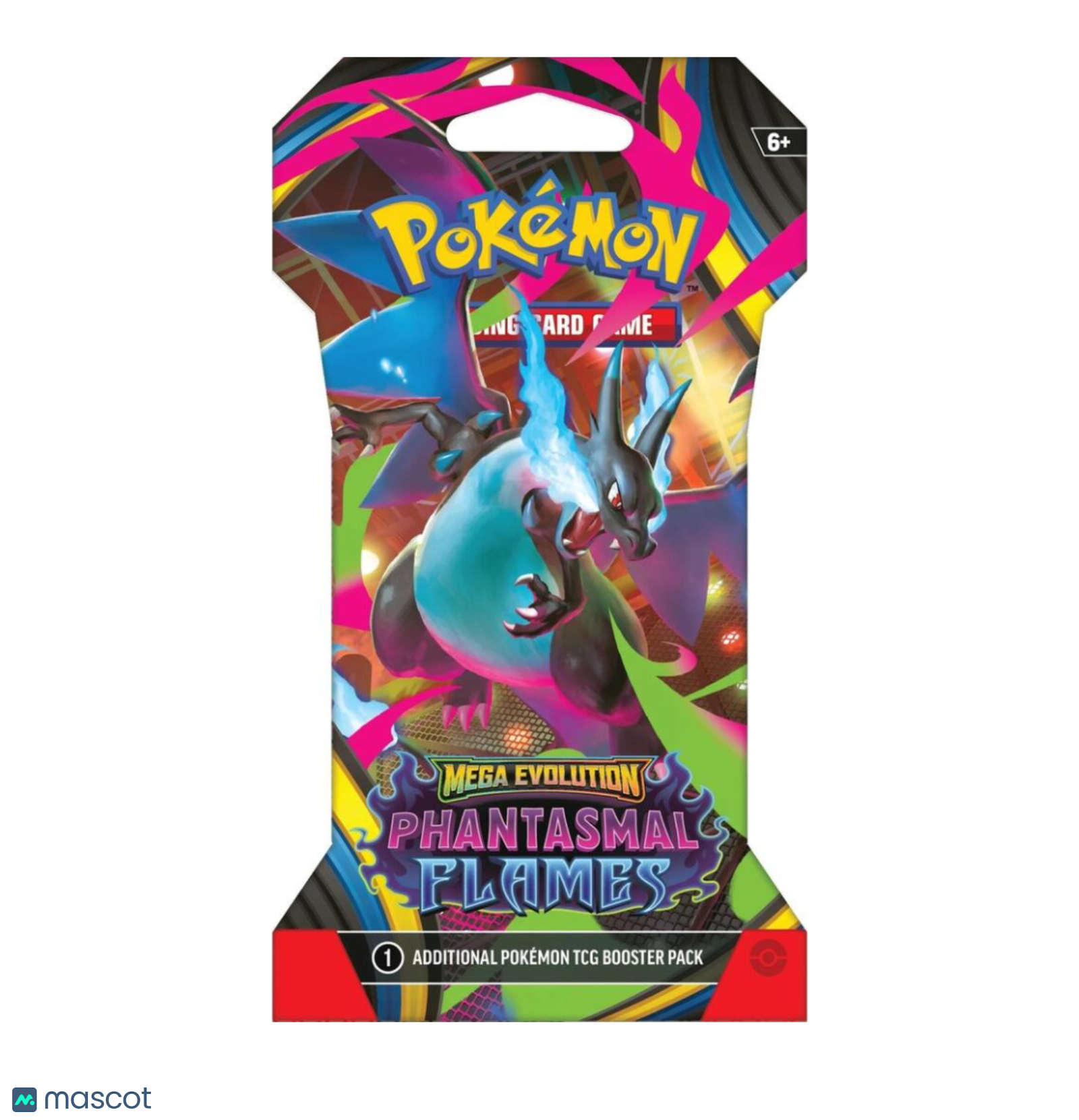 Pokemon Mega Evolution Phantasmal Flames Sleeved Booster Pack