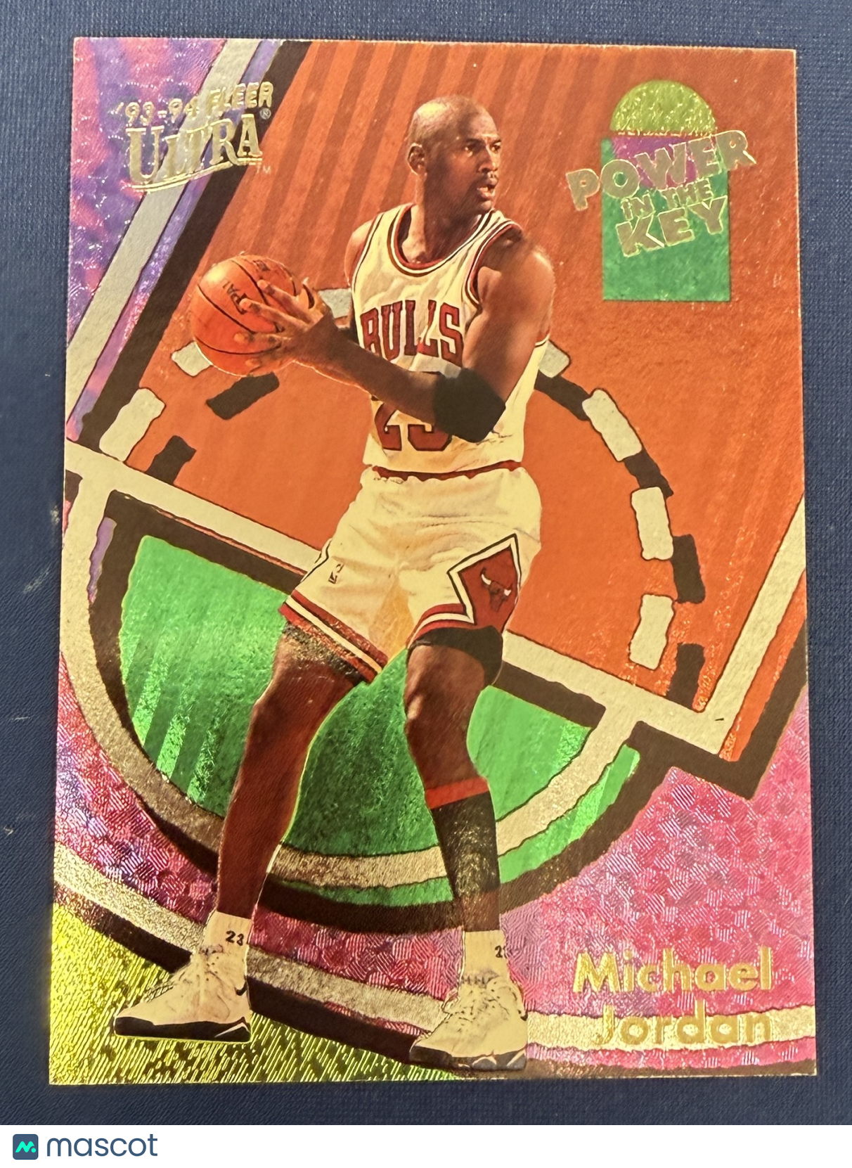 MICHAEL JORDAN 1993-94 Fleer Ultra Power in the Key #2 Chicago Bulls