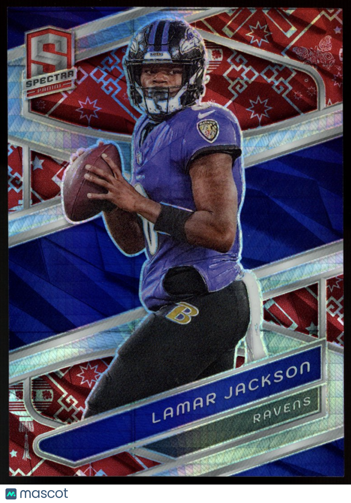 LAMAR JACKSON 2024 Panini Spectra Lucky Envelopes Prizm /8 #15 Ravens