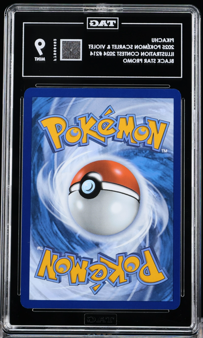 PIKACHU 2025 Pokemon Scarlet & Violet Illustration Contest 2024 #214 Promo TAG 9