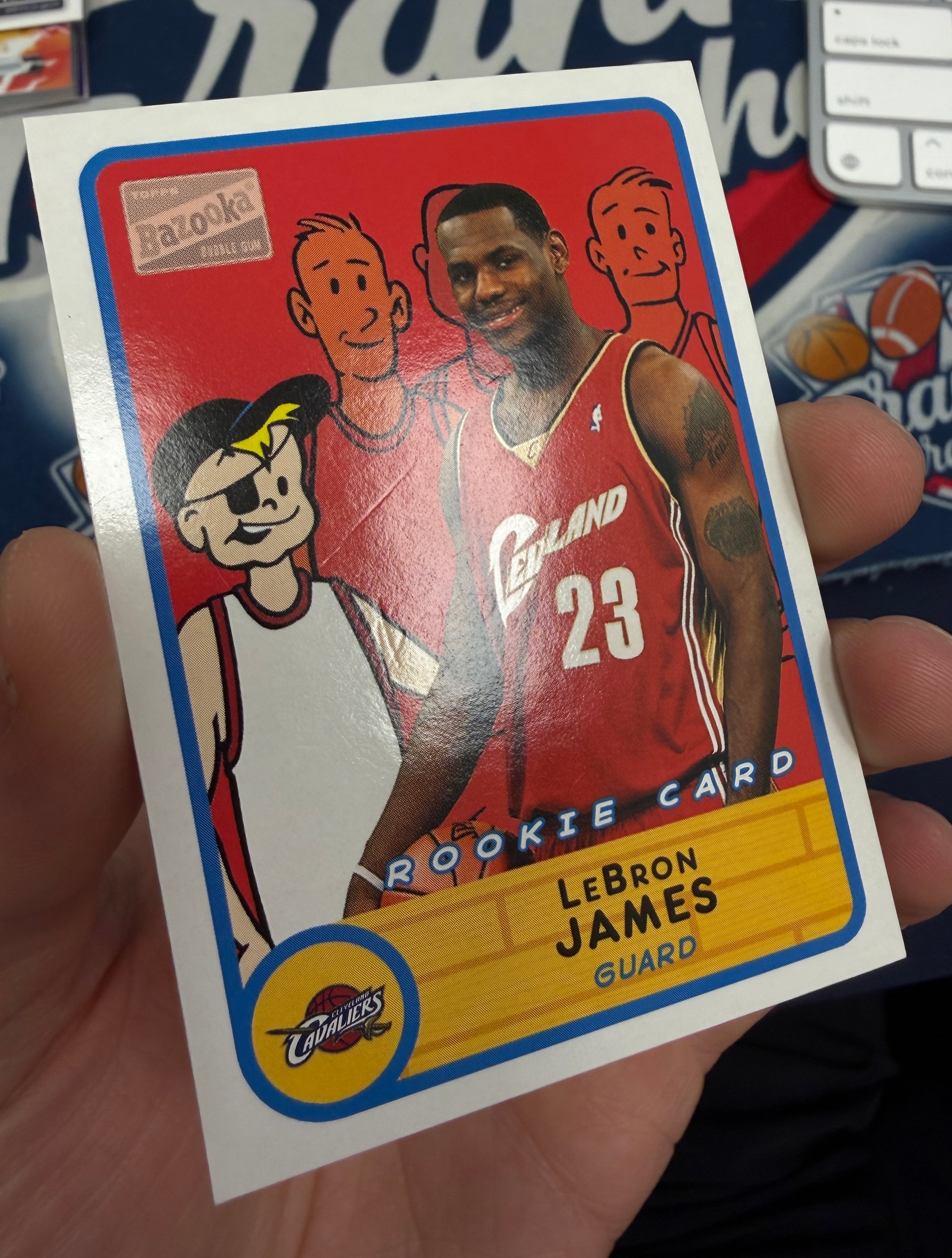 LEBRON JAMES 2003-04 Topps Bazooka Rookie #276 Cavaliers