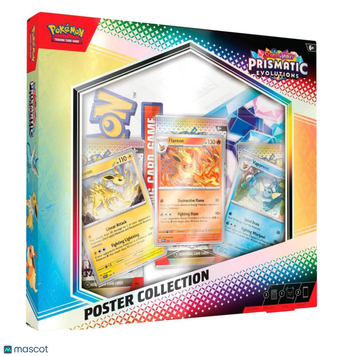 Pokemon Scarlet & Violet Prismatic Evolutions Poster Collection Box