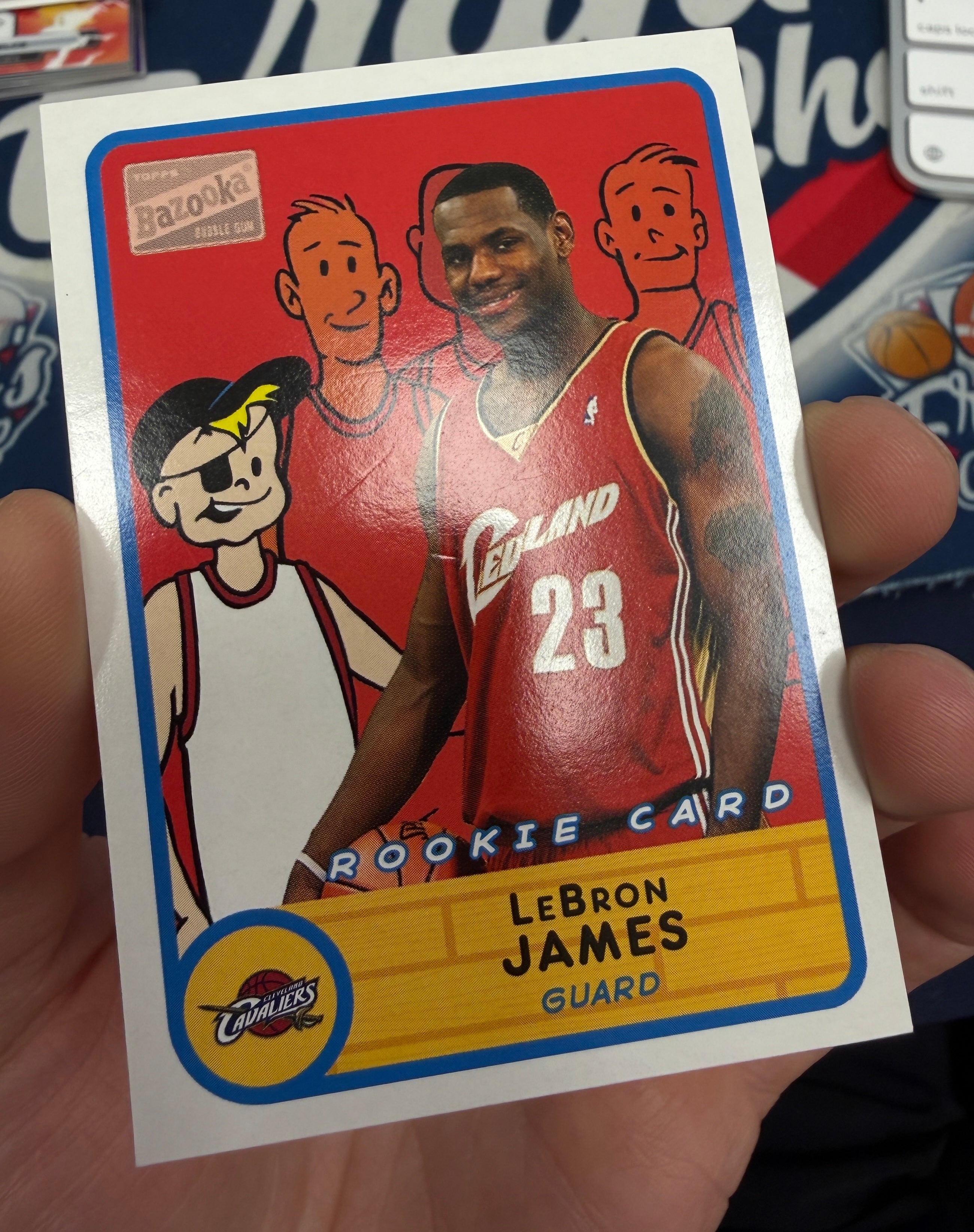 LEBRON JAMES 2003-04 Topps Bazooka Rookie #276 Cavaliers