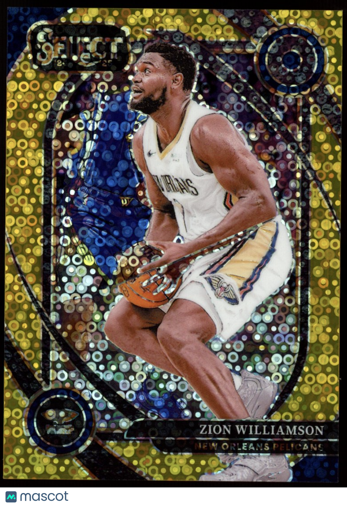 ZION WILLIAMSON 2024-25 Panini Select Courtside Gold Prizm /10 Pelicans #258