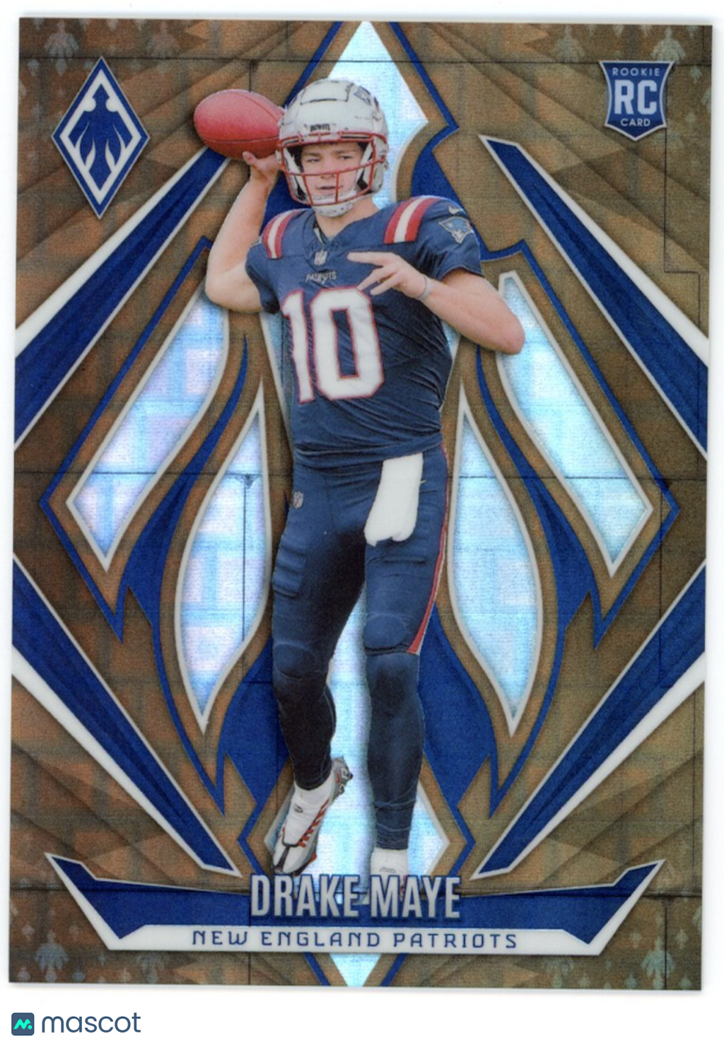 DRAKE MAYE 2024 Panini Phoenix Bronze Pandora Prizm /33 Rookie #179 Patriots