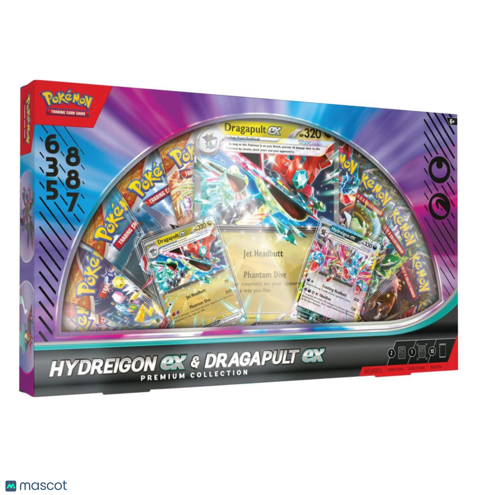 Pokemon Hydreigon ex & Dragapult ex Premium Collection