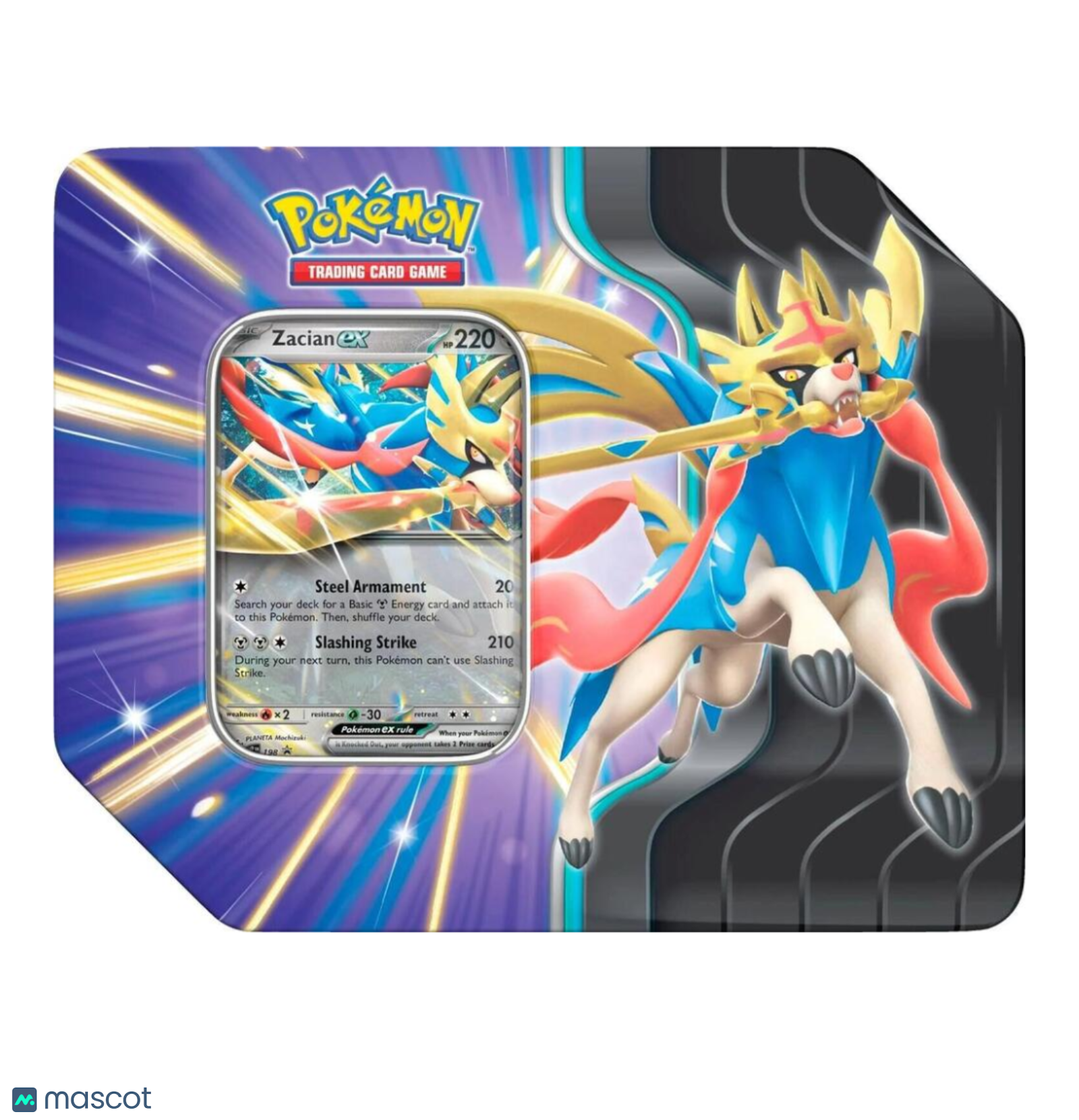 Pokemon Slashing Legends Tin Zacian EX