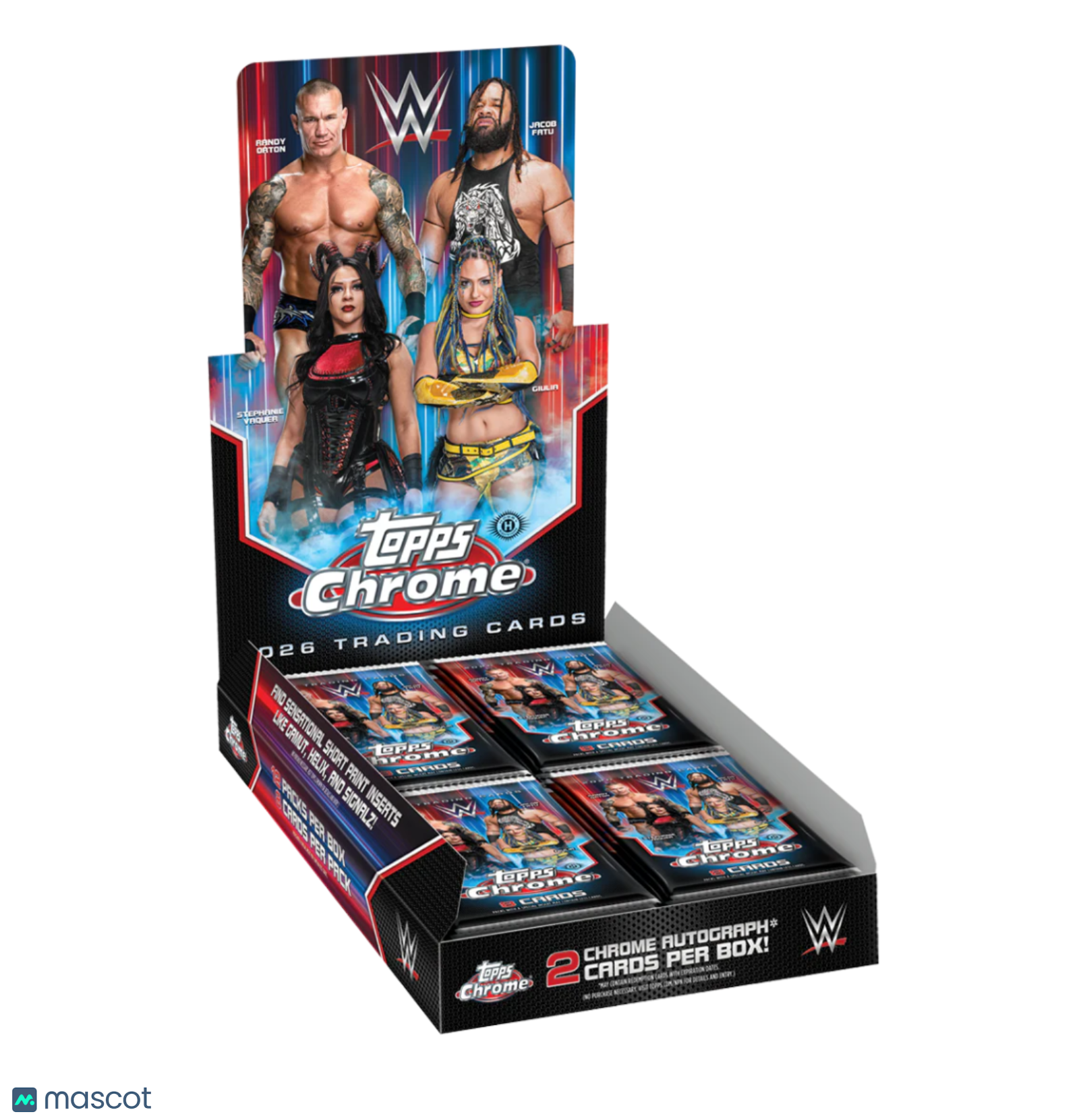 2026 Topps Chrome WWE Hobby Box