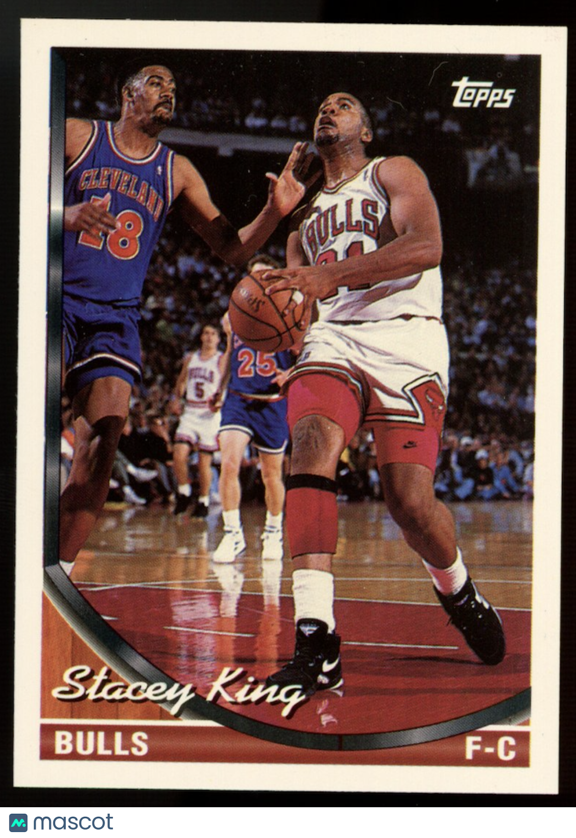 STACY KING 1993-94 Topps Error Shaquille O'Neal On Back Rare #152